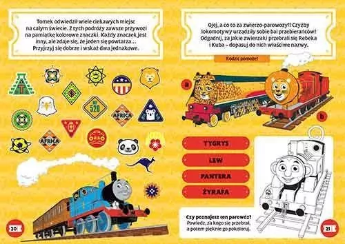 Tomek i przyjaciele. Zabawy i zadania z naklejkami - tantis.pl