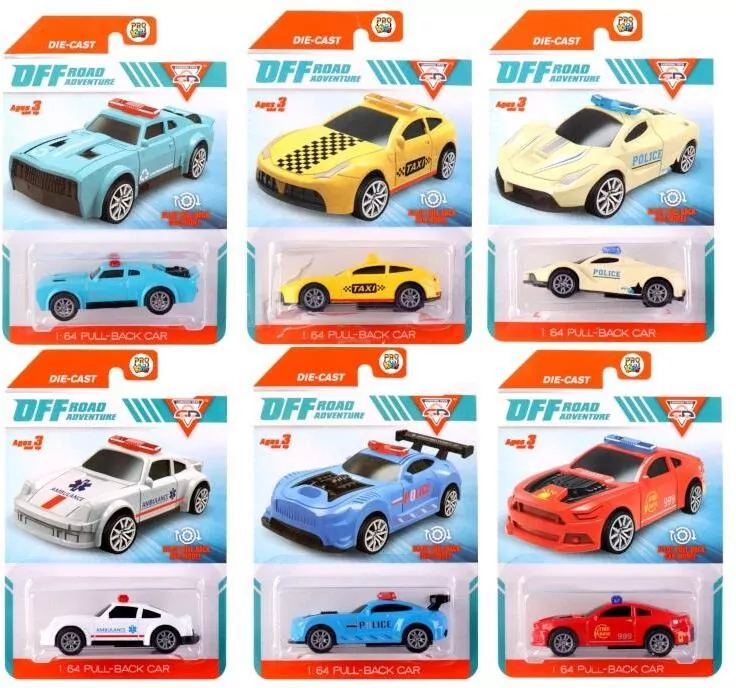 Samochód metalowy Służby mix - tantis.pl