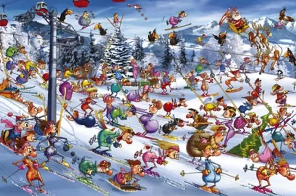 Puzzle 1000 - Ruyer Narty PIATNIK - tantis.pl