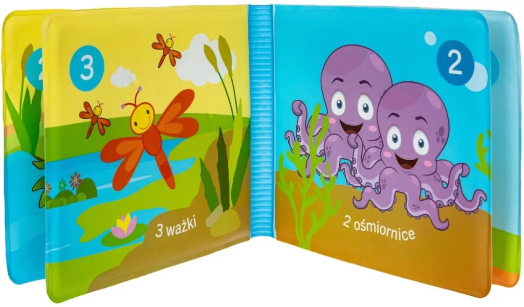 Miękka książeczka do kąpieli. Wodne zabawy - tantis.pl