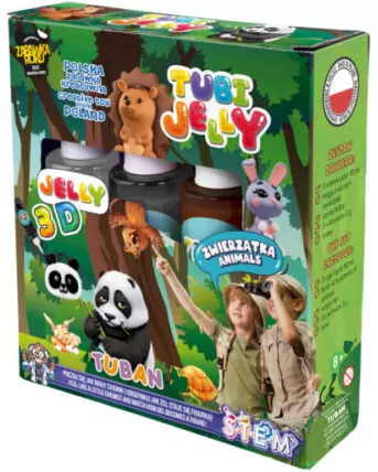 Tubi Jelly. Zwierzątka. 3 kolory - tantis.pl