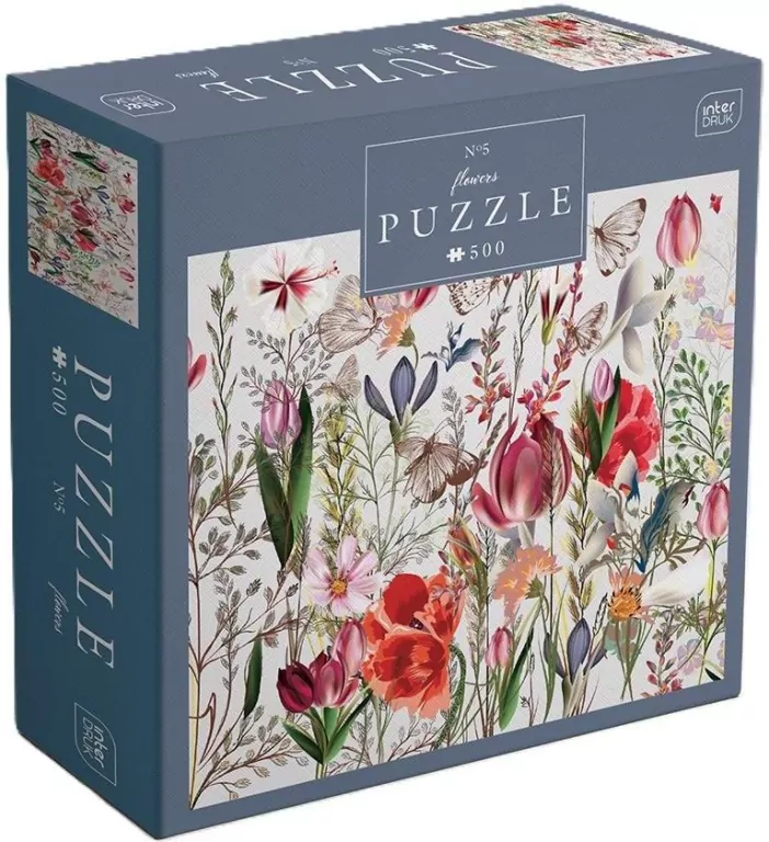 Puzzle 500 Flowers 5 - tantis.pl