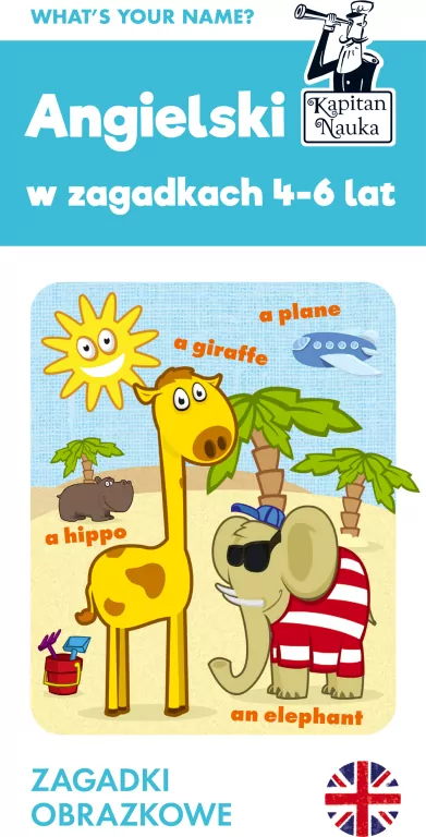 Angielski w zagadkach 4-6 lat. Kapitan Nauka - tantis.pl