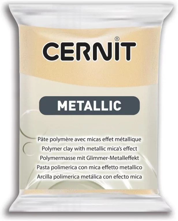 Modelina metaliczna szampanowa 56g - tantis.pl