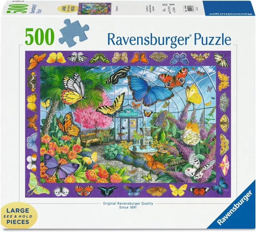Puzzle 500 The Butterfly Place - tantis.pl