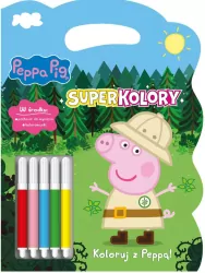 Peppa Pig. Koloruj z Peppą! Superkolory cz. 2