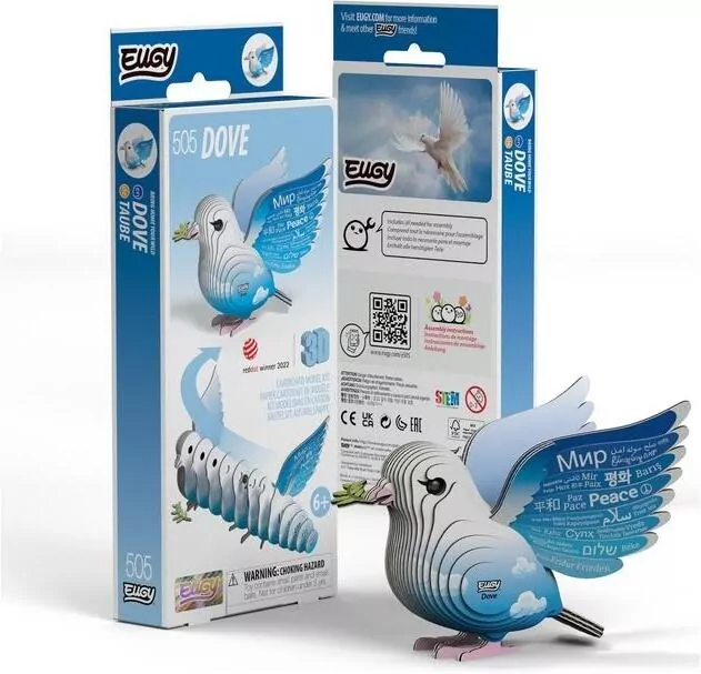 Gołąbek pokoju Eugy. Eko Ukladanka 3D - tantis.pl