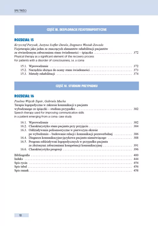 Diagnoza i terapia logopedyczna pacjentów w stanie ciężkim - tantis.pl