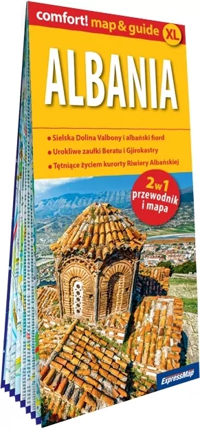 Przewodnik i mapa. Albania 2w1 - tantis.pl