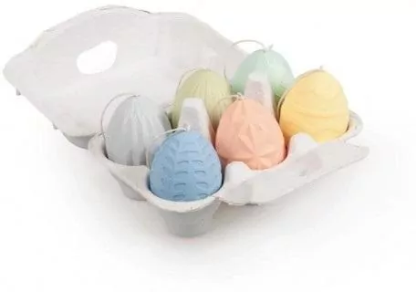 Jajka plastikowe MIX 6cm 6szt - tantis.pl