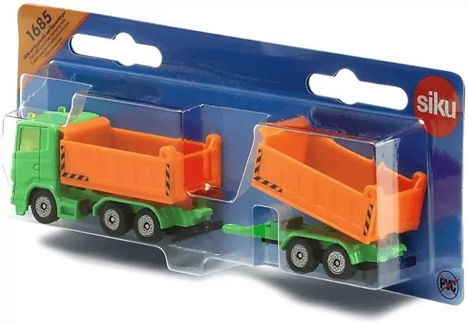 Siku Orange - Ciężarówka z przyczepą wywrotka - tantis.pl