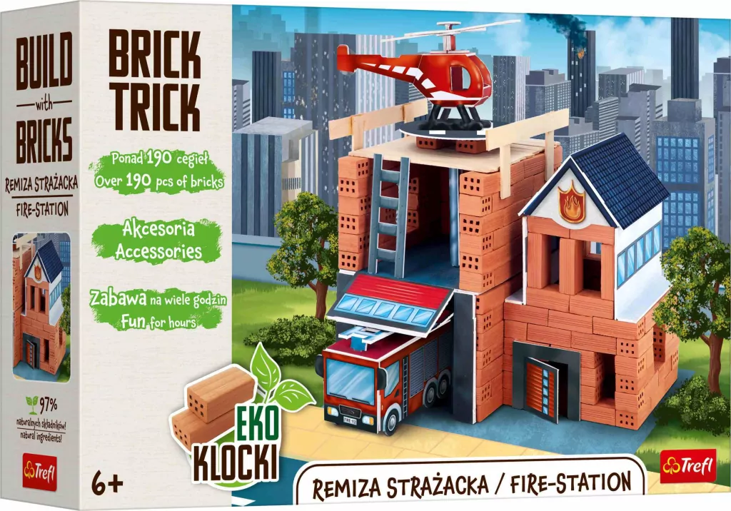Brick Trick - Remiza Strażacaka XL TREFL - tantis.pl