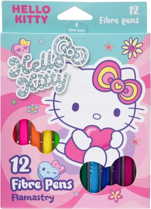 Flamastry Hello Kitty 12 kolorów - tantis.pl