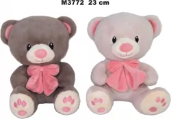 Miś z kokardą 23cm MIX