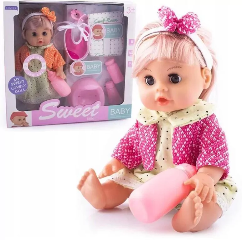 Lalka bobas z akcesoriami