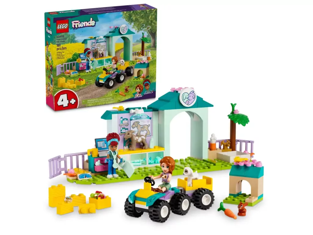 LEGO® Friends. Lecznica dla zwierząt gospodarskich 42632 - tantis.pl