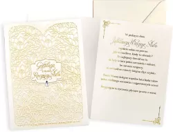 Karnet Rocznica ślubu 25