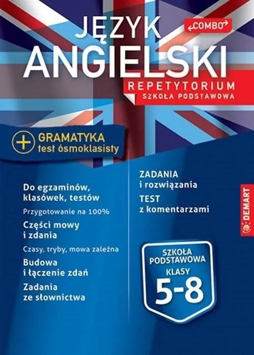 Język angielski Gramatyka. Repetytorium szkoła podstawowa - tantis.pl