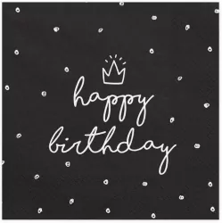 Serwetki Happy Birthday 33x33cm