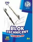 Blok techniczny A4/10K 170g - tantis.pl