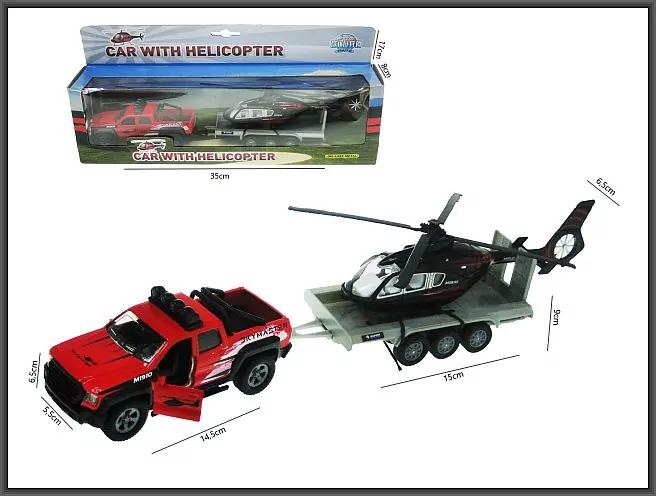 Auto terenowe z helikopterem 35cm - tantis.pl