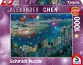 Puzzle 1000. Fajerwerki nad Hongkongiem - tantis.pl
