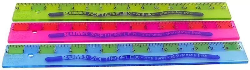 Linijka Softie Flex TB 15cm mix - tantis.pl
