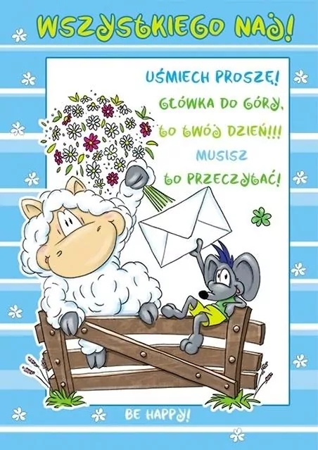 Karnet Smile B6 + koperta, wzór nr 02 - tantis.pl