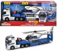 Majorette. Ciężarówka Volvo + helikopter - tantis.pl