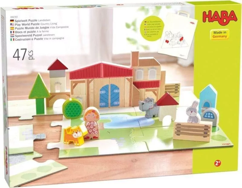 Play World. Puzzle. Życie na wsi - tantis.pl