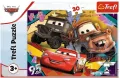 TREFL. Puzzle 30 Rozpędzone samochody - tantis.pl