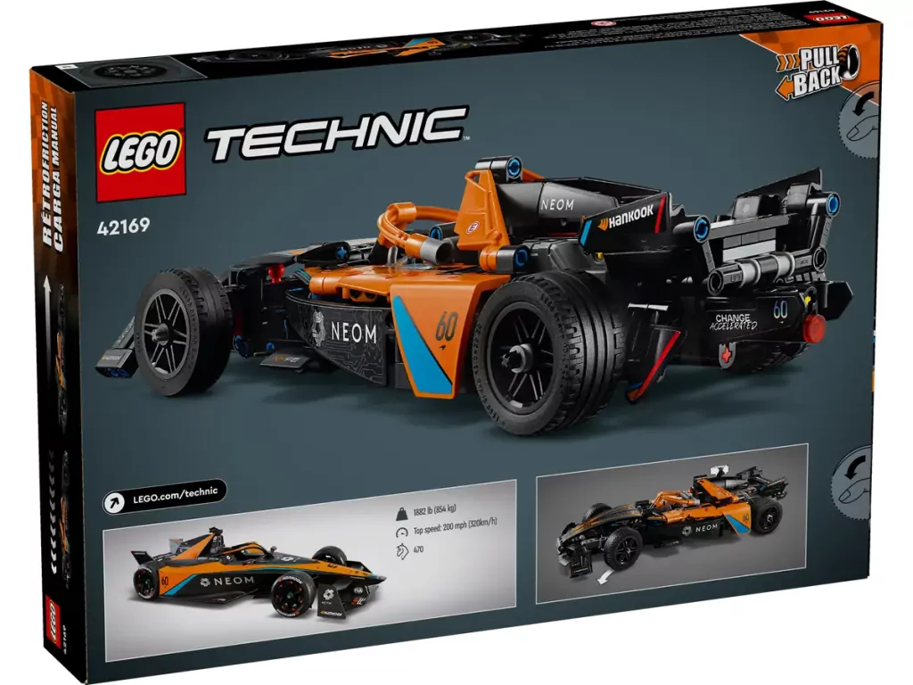LEGO® Technic. NEOM McLaren Formula E Race Car 42169 - tantis.pl