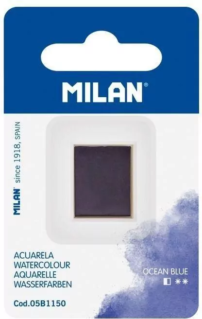 Farba akwarelowa w kostce błękit oceanu MILAN - tantis.pl