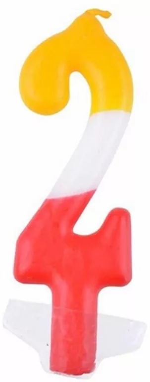 Świeczka 2, kolorowa - tantis.pl