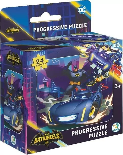 Puzzle 24 Batwheels. Batmobil Bam - tantis.pl