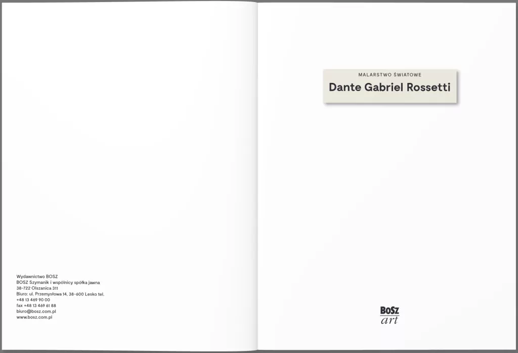 Dante Rossetti. Malarstwo światowe - tantis.pl