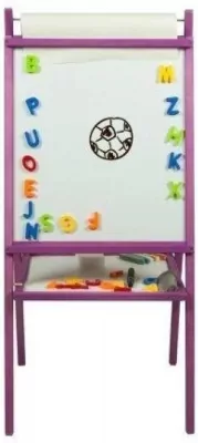 Tablica z rolką papieru dwustronna jasnofioletowa