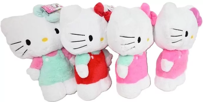 Hello Kitty Fluffy Plusz Czerwona 40cm - tantis.pl