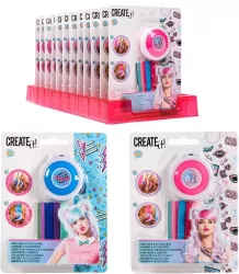 Create It!. Kreda do włosów + akcesoria, mix