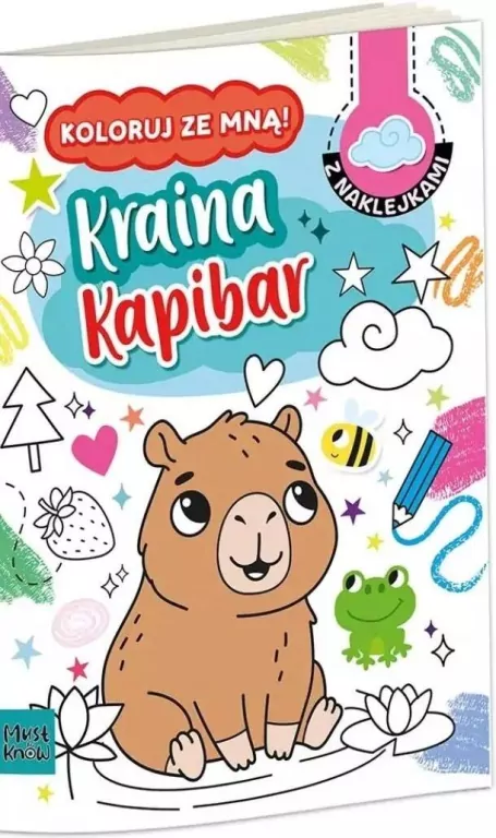 Kolorowanka a4 koloruj ze mną - kraina kapibar - tantis.pl