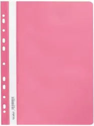 Skoroszyt miękki zawieszany PP różowy