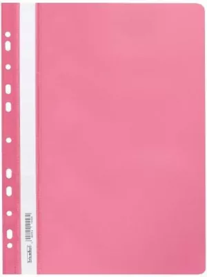 Skoroszyt miękki zawieszany PP różowy