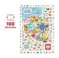 CzuCzu. Puzzle 100 Obserwacyjne. Mapa Polski - tantis.pl