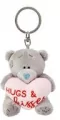Breloczek Miś z sercem Hugs&Kisses - tantis.pl