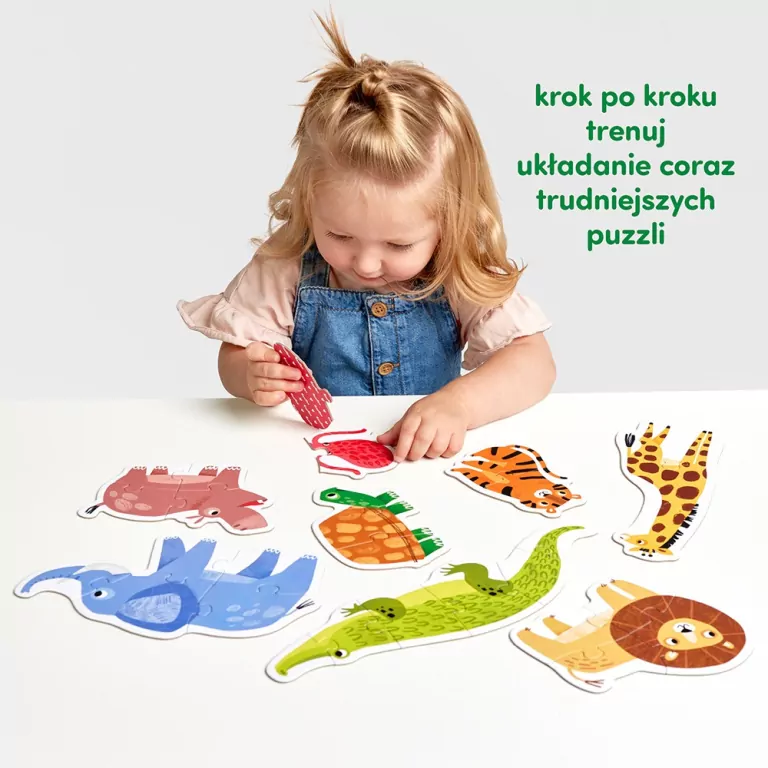 CzuCzu. Dzikie zwierzątka. Puzzle progresywne. 2+ - tantis.pl