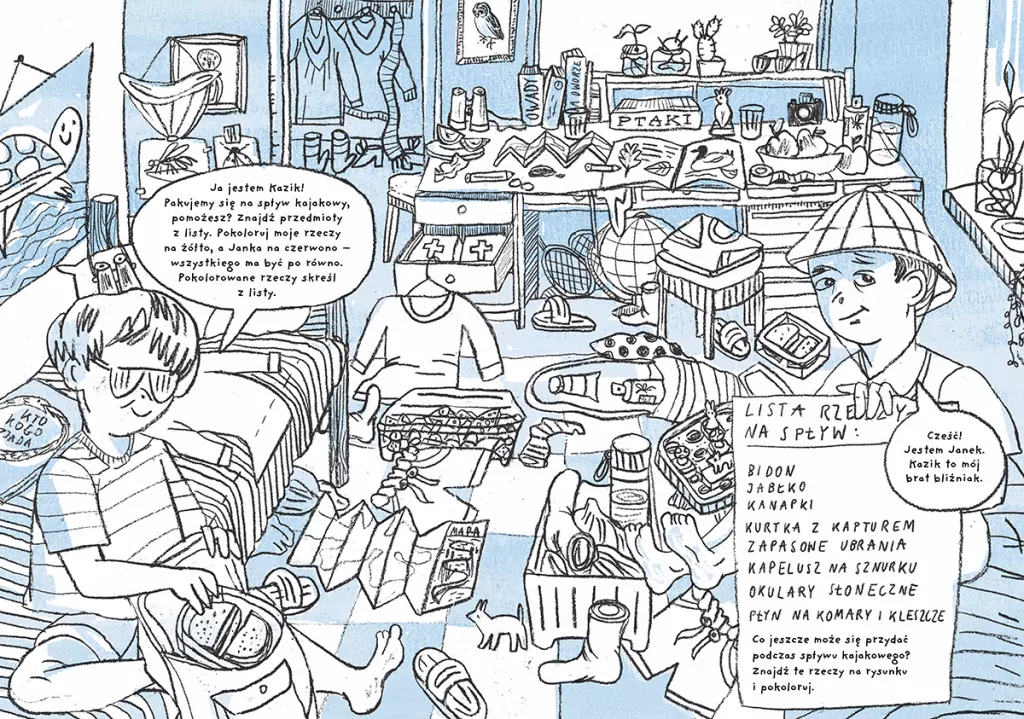 Kajak. Ćwiczenia przyrodnicze dla czterolatków. Mądrale - tantis.pl