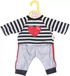 Dolly Moda - Striped Joggingsuit Heart 43cm