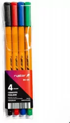 Cienkopisy. 4 sztuki