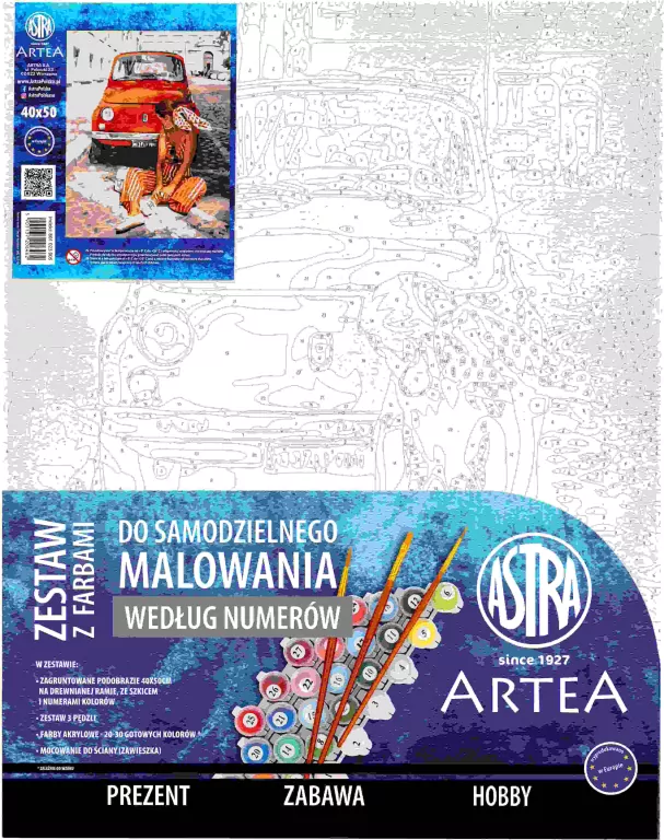Malowanie po numerach 40x50cm - Wakacje - tantis.pl