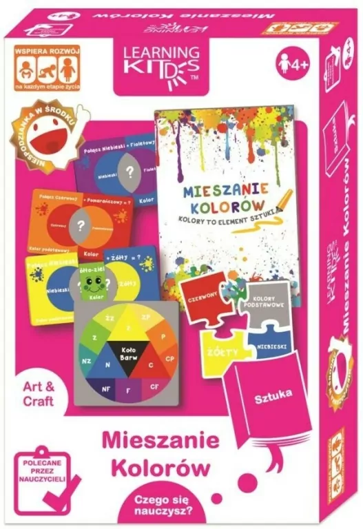 Układanka edukacyjna - Mieszanie kolorów - tantis.pl